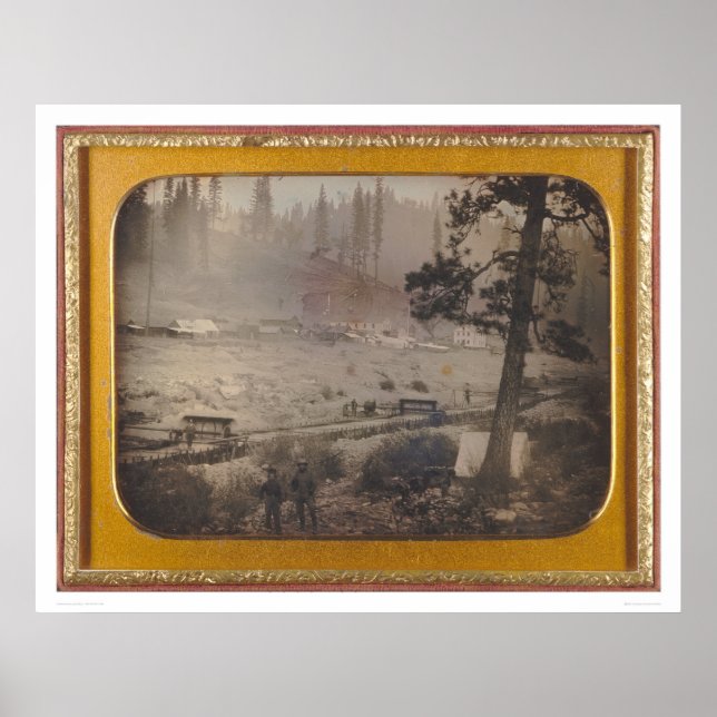 Ausgrabungen in Grizzly Flat, El Dorado Co. (40070 Poster (Vorne)