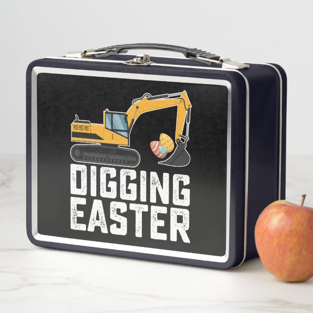 Ausgrabungsgrabungsgrabungsjagd Egg Funny Metall Brotdose (Beispiel)
