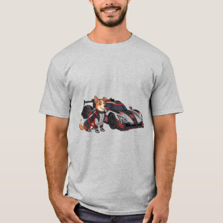 Aushaltigkeits-Rennfahrer-Welpe T-Shirt
