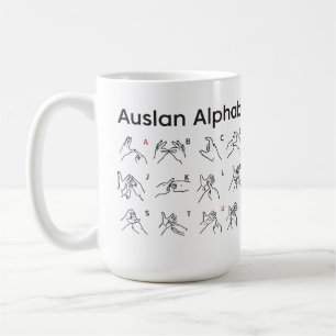 AUSLAN ALPHABET-Tasse Kaffeetasse