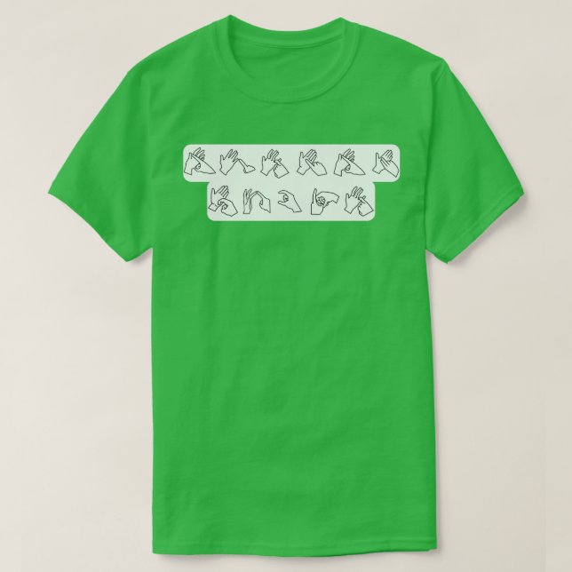 Auslan Rocks T-Shirt (Design vorne)