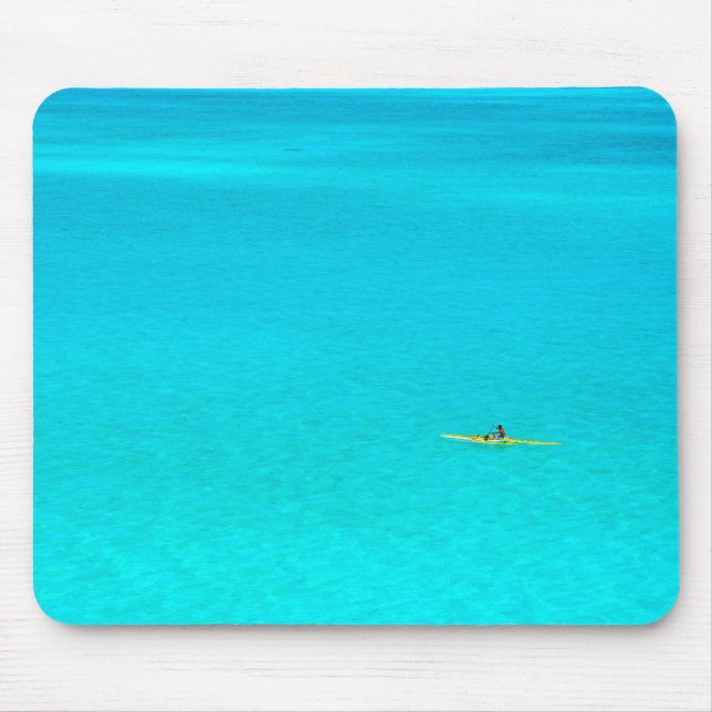 Ausleger-Kanu in Bora Bora mousepad (Vorne)