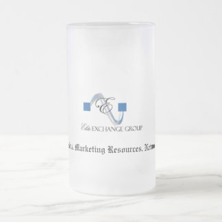 Auslese-Austauschlogo-hauptlogo, Führungen. Mattglas Bierglas