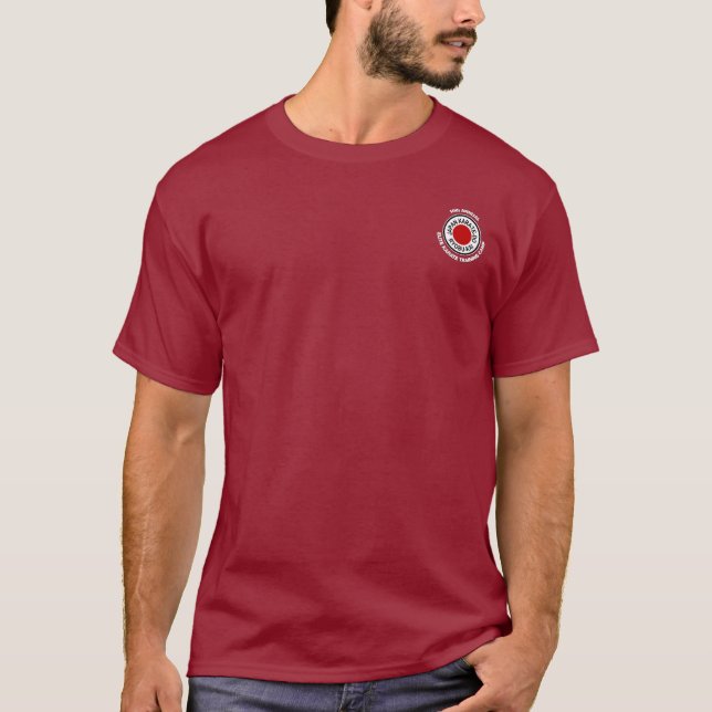Auslese-Karate-Ausbildungslager-Logo 2009 (rot) T-Shirt (Vorderseite)