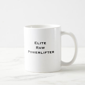 Auslese rohes Powerlifter Kaffeetasse