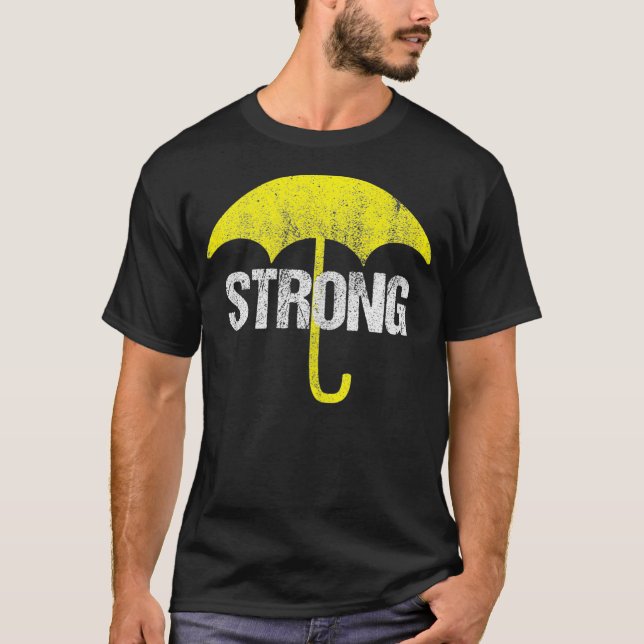 Auslieferung der gelben Schirmherrschaft für Hongk T-Shirt (Vorderseite)