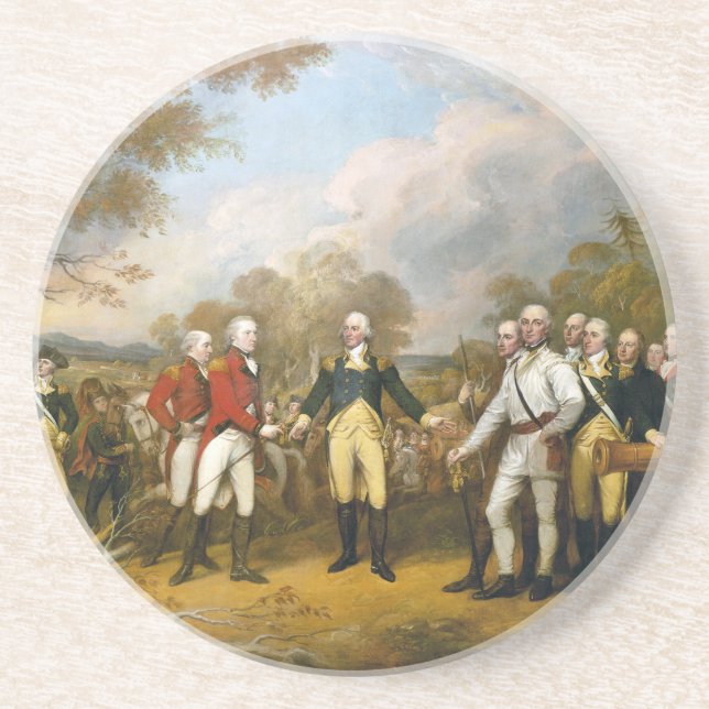Auslieferung von General Burgoyne durch John Getränkeuntersetzer (Vorne)