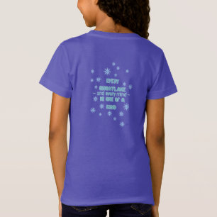Ausome Winter – Einzigartiger Schneeflocken-Giraff T-Shirt
