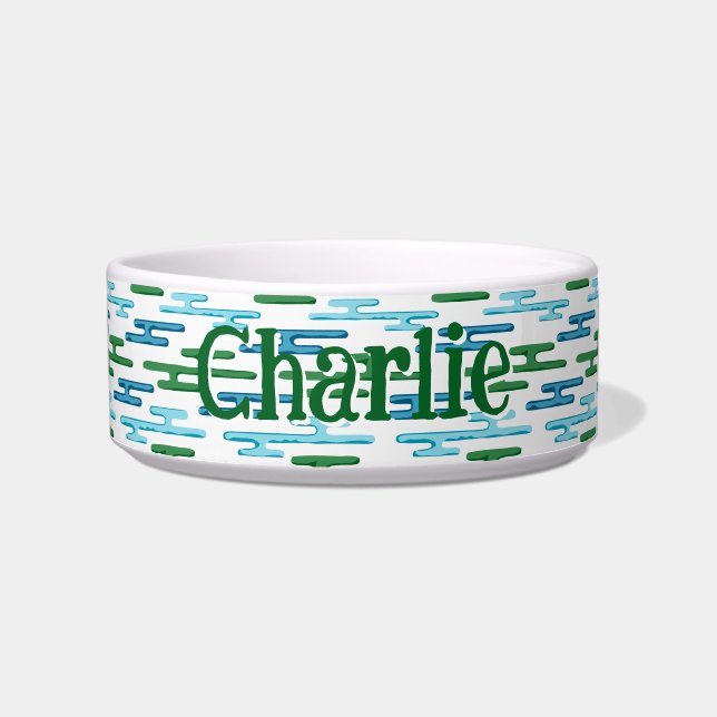 Auspicious Cloud Bands in Green and Aqua Napf (Vorderseite)