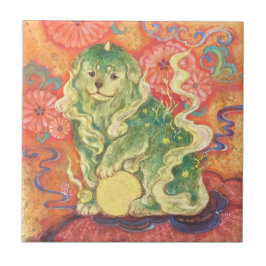 Auspicious Komainu: Guardian of Yuzen Dreams (Un Fliese