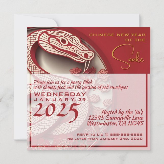 Auspicious Wolken Chinesisches Neujahrshändler 202 Karte (Rückseite)