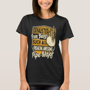 Auspufft, weil es so ein Phantastisches, frisches T-Shirt