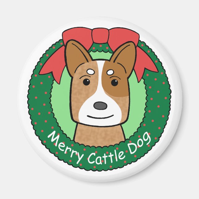 Ausralian Cattle Dog Magnet (Vorne)