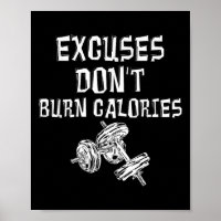 Ausreden nicht brennen Kalorien Gym Motivierend Ge