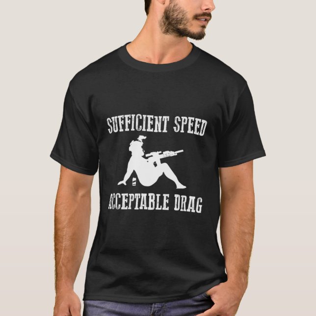Ausreichende Geschwindigkeit für den militärischen T-Shirt (Vorderseite)