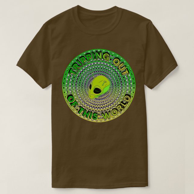 Ausreise aus dieser Welt T-Shirt (Design vorne)