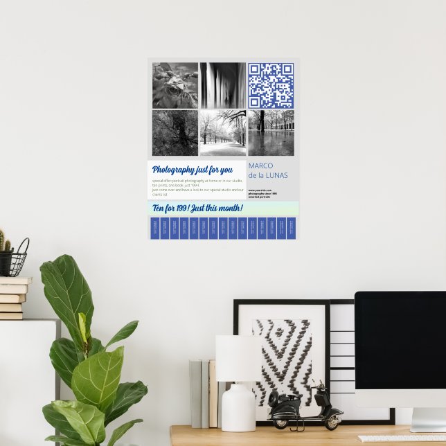 Ausreißen von Plakatbildern Poster (Heimbüro)