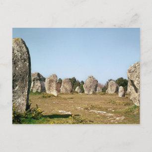 Ausrichtung der stehenden Steine, Megalithik Postkarte