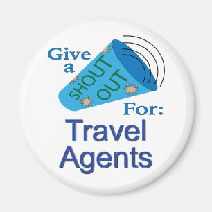 Ausrufen für Agent der Reise Magnet