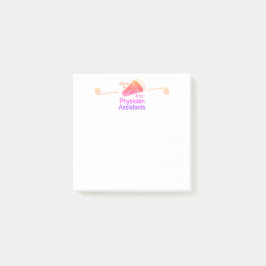 Ausrufen für Arztassistenten Post-it Klebezettel