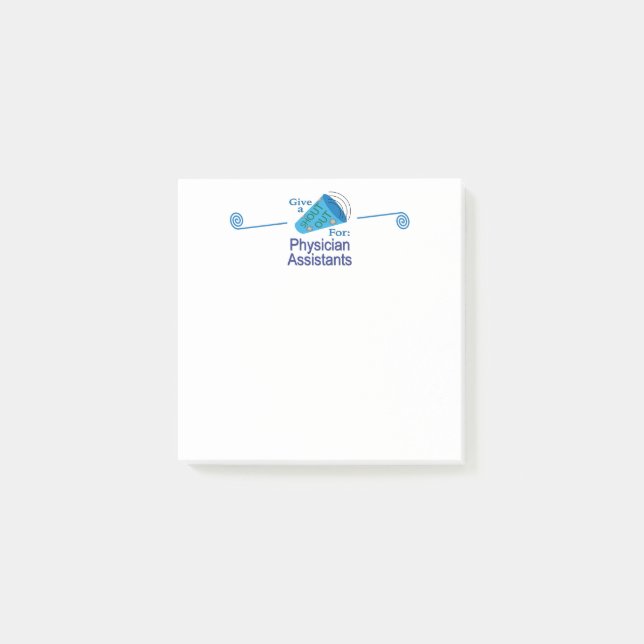 Ausrufen für Arztassistenten Post-it Klebezettel (Vorderseite)