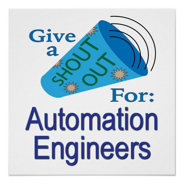 Ausrufen für Automatisierungstechniker Poster (Vorderseite)