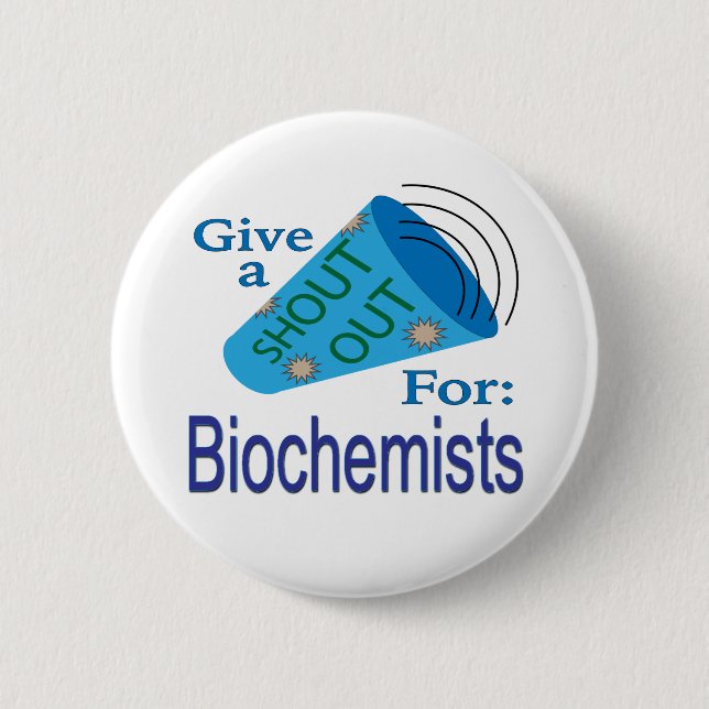 Ausrufen für Biochemie Button (Vorderseite)