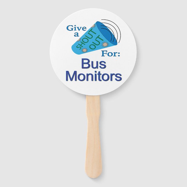 Ausrufen für Busmonitore Fächer (Vorderseite)