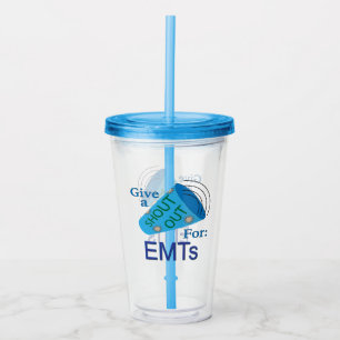 Ausrufen für EMTs Acryltrinkbecher