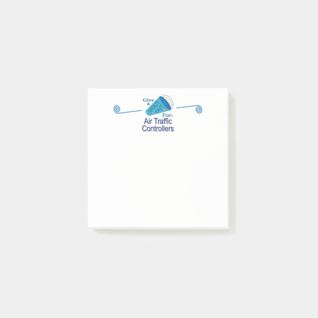 Ausrufen für Fluglotsen Post-it Klebezettel (Vorderseite)
