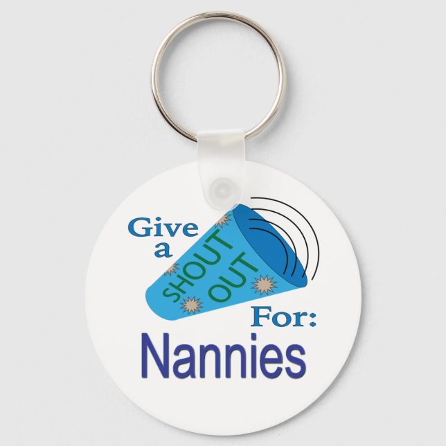 Ausrufen für Nannys Schlüsselanhänger (Vorderseite)