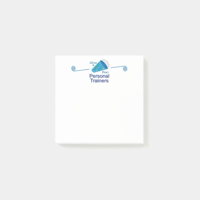 Ausrufen für Personal Trainer Post-it Klebezettel (Vorderseite)