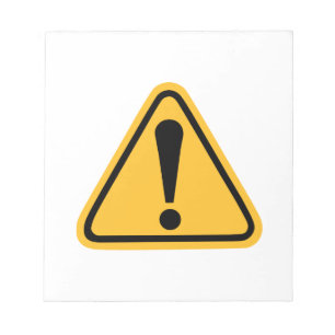 Ausrufezeichen Notizblock