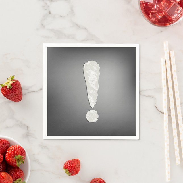 Ausrufezeichen Papier Napkins Serviette (Von Creator hochgeladen)