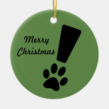 AUSRUFS-HUNDEtatze! Weihnachtsverzierung
