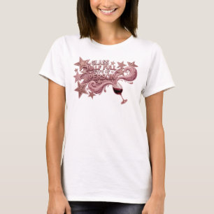 Aussage Pink GLAS HALB VOLL TYP VON PERSON T-Shirt
