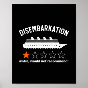 Ausschiffung Scheußlich Würde Nicht Empfehlen  Poster