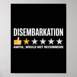 Ausschiffung Schrecklich Würde Nicht Empfehlen Lus Poster