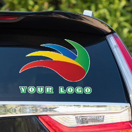 Ausschneiden Ihres Logos, Fenster "Business Bumper Aufkleber
