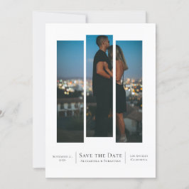 Ausschneiden Save the Date Hochzeitsskala Foto Per Ankündigung