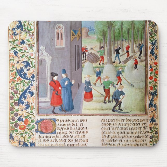 Ausschnitt-Bäume und Ernten Mousepad (Vorne)