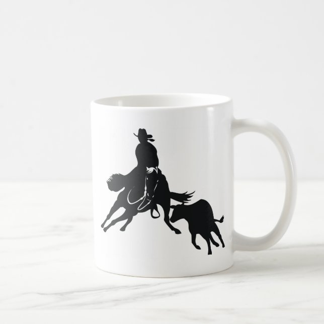 Ausschnittpferd und -kuh kaffeetasse (Rechts)