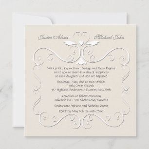 Ausschreibung Herz religiöse Einladung individuell