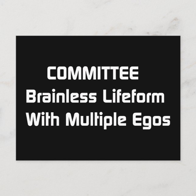 Ausschuss Spaß Postkarte (Vorderseite)