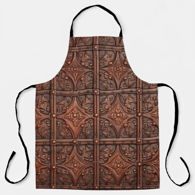 Aussehen aus verziertem Leder Schürze (Vorderseite)
