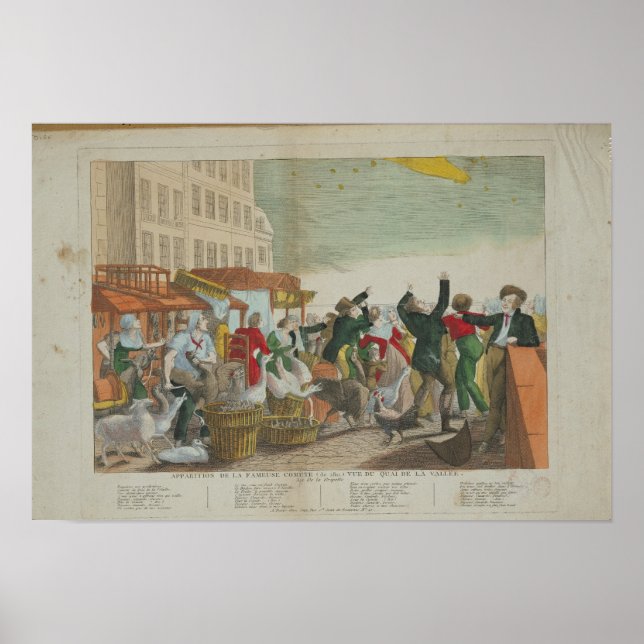 Aussehen des Großen Kometen im Jahr 1811 Poster (Vorne)
