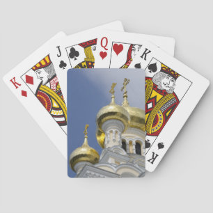 Außen der Kathedrale St. Alexander Nevsky Spielkarten