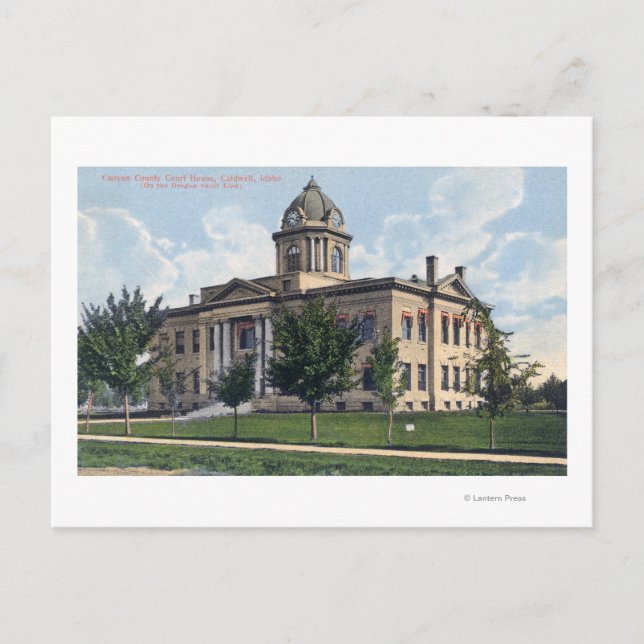 Außenansicht Canyon Landkreis Court House Postkarte (Vorderseite)
