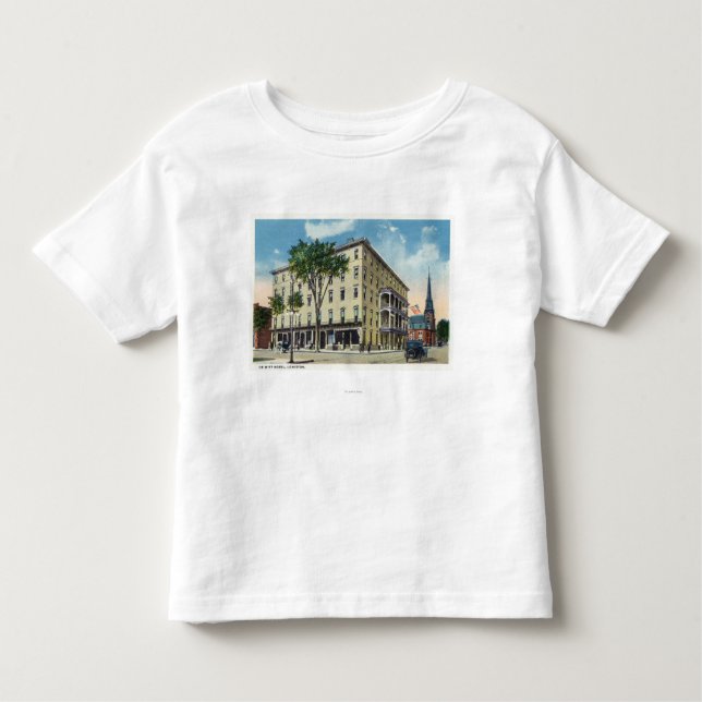 Außenansicht De Witt Hotel Kleinkind T-shirt (Vorderseite)