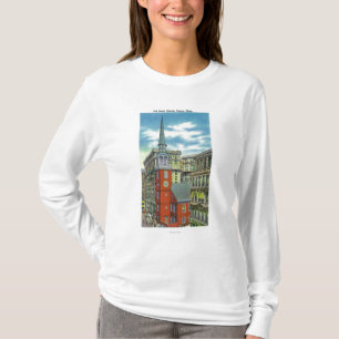 Außenansicht der alten Südkirche T-Shirt